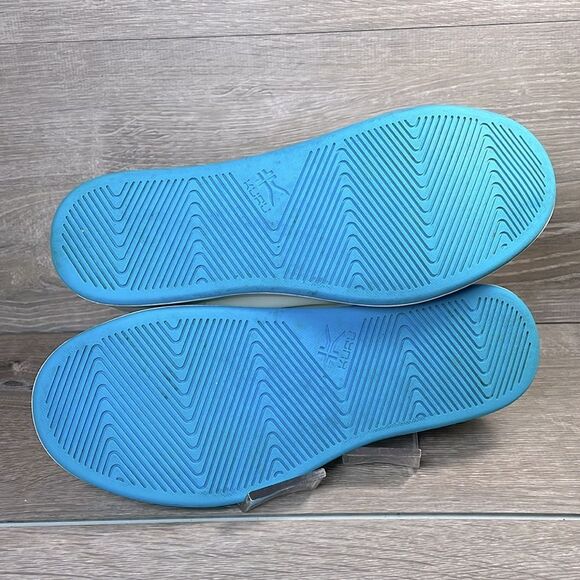 Kuru Roam Classic Court Women’s Sz 8.5M Bright White Pale Lime Comfort Sneakers - Picture 8 of 10